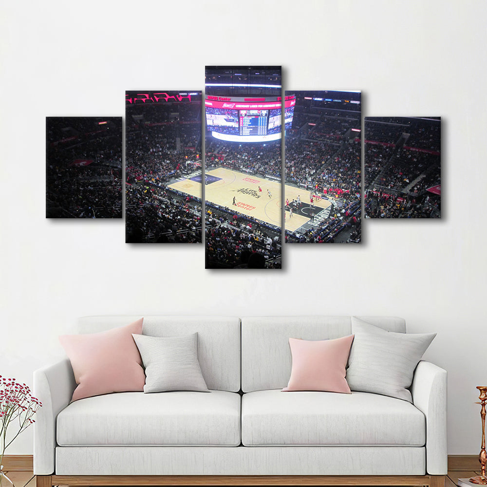Stadium Journey in Staples, Stadium Canvas, Sport Art, Gift for him, 5 Panel, Large Canvas, Canvas Print Wall Art