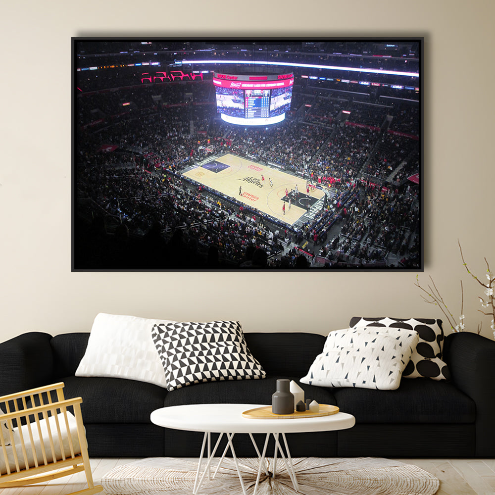Stadium Journey in Staples, Stadium Canvas, Sport Art, Framed Canvas Print Wall Art, Floating Frame