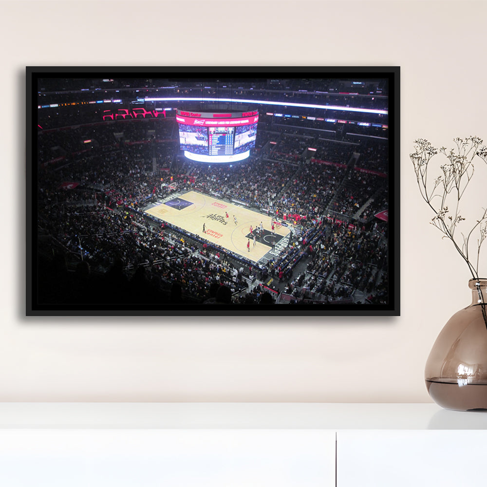 Stadium Journey in Staples, Stadium Canvas, Sport Art, Framed Canvas Print Wall Art, Floating Frame