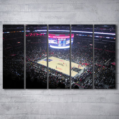 Stadium Journey in Staples, Stadium Canvas, Sport Art, 5 Panel B, Extra Large Canvas, Canvas Print Wall Art