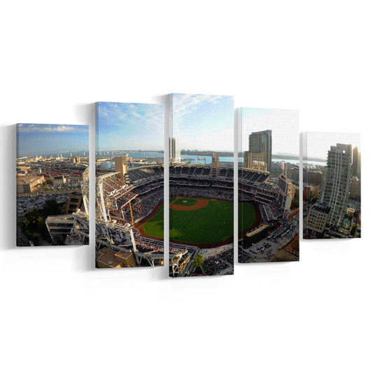 Stadium Petco Park, Stadium Canvas, Sport Art, Gift for him, 5 Panel, Large Canvas, Canvas Print Wall Art