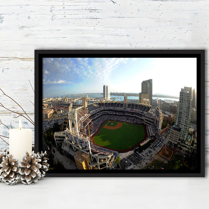 Stadium Petco Park, Stadium Canvas, Sport Art, Framed Canvas Print Wall Art, Floating Frame