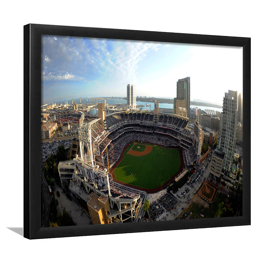 Stadium Petco Park, Stadium Canvas, Sport Art, Gift for him, Framed Art Print Wall Decor, Picture Framed