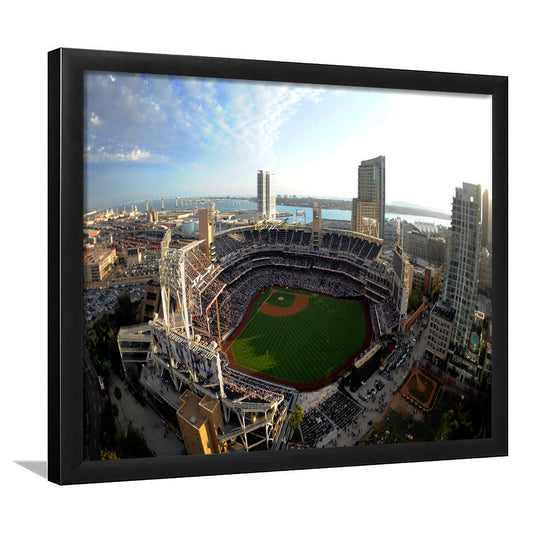 Stadium Petco Park, Stadium Canvas, Sport Art, Gift for him, Framed Art Print Wall Decor, Picture Framed