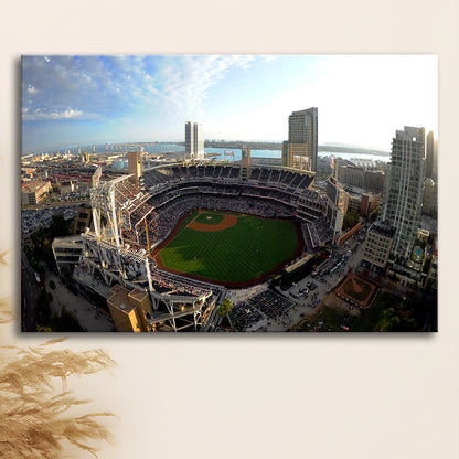 Stadium Petco Park, Stadium Canvas, Sport Art, Gift for him, Man Cave Decor, Art Print, Canvas Print Wall Art