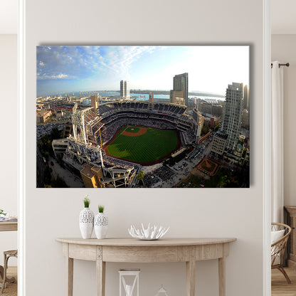 Stadium Petco Park, Stadium Canvas, Sport Art, Gift for him, Man Cave Decor, Art Print, Canvas Print Wall Art