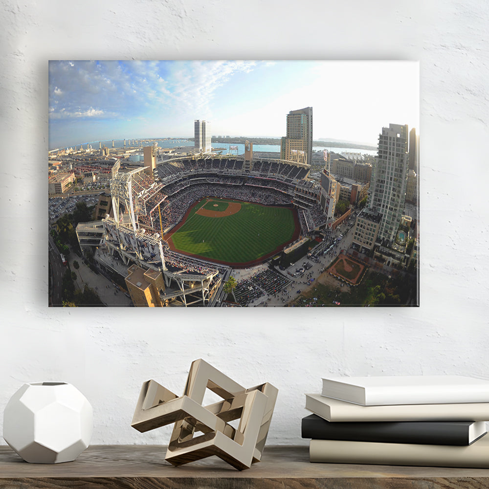 Stadium Petco Park, Stadium Canvas, Sport Art, Gift for him, Man Cave Decor, Art Print, Canvas Print Wall Art