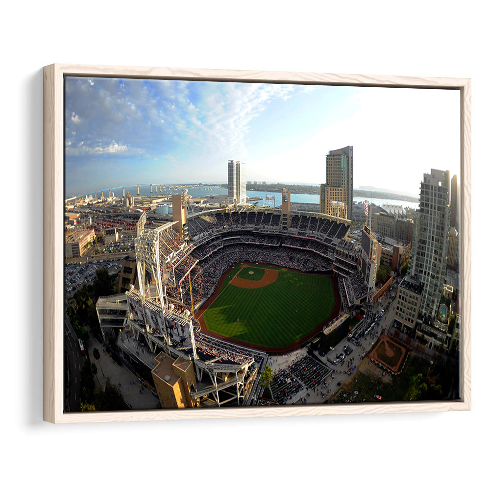 Stadium Petco Park, Stadium Canvas, Sport Art, Framed Canvas Print Wall Art, Floating Frame