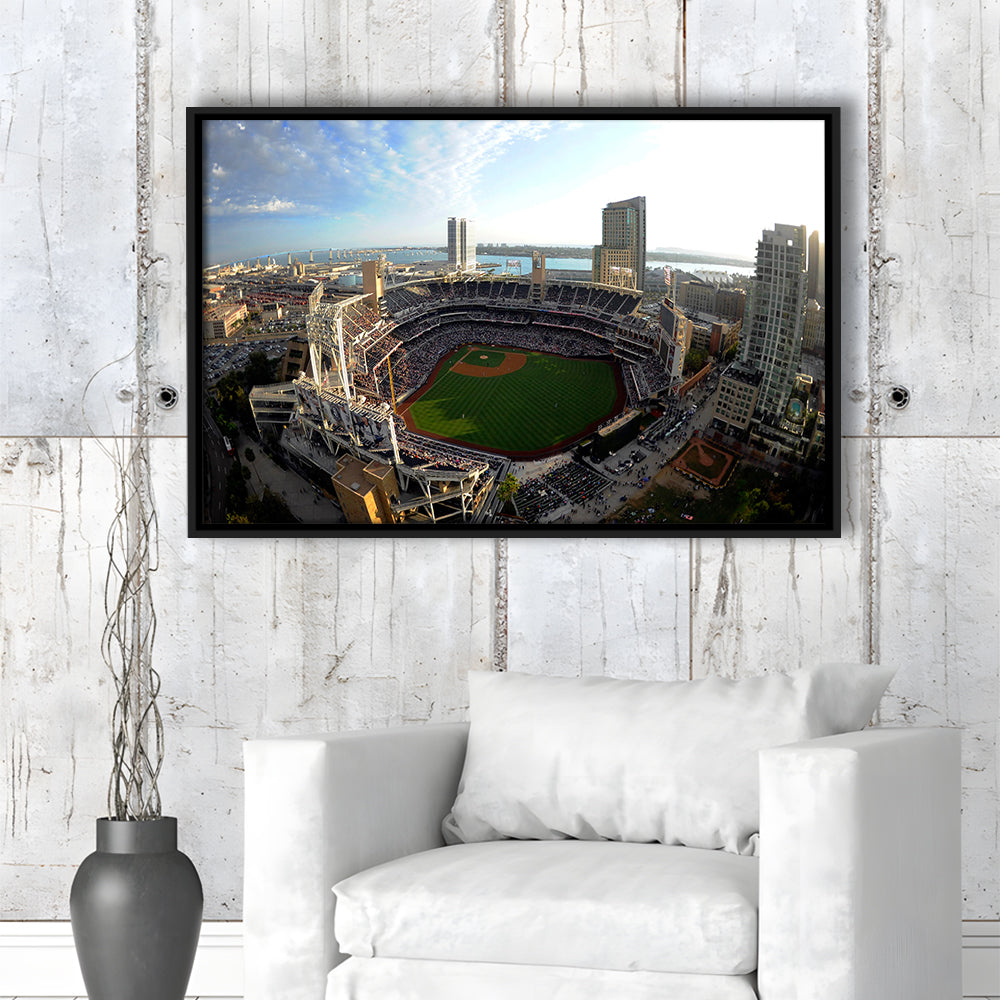 Stadium Petco Park, Stadium Canvas, Sport Art, Framed Canvas Print Wall Art, Floating Frame