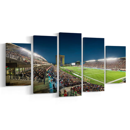 Stadium Td, Stadium Canvas, Sport Art, Gift for him, 5 Panel, Large Canvas, Canvas Print Wall Art