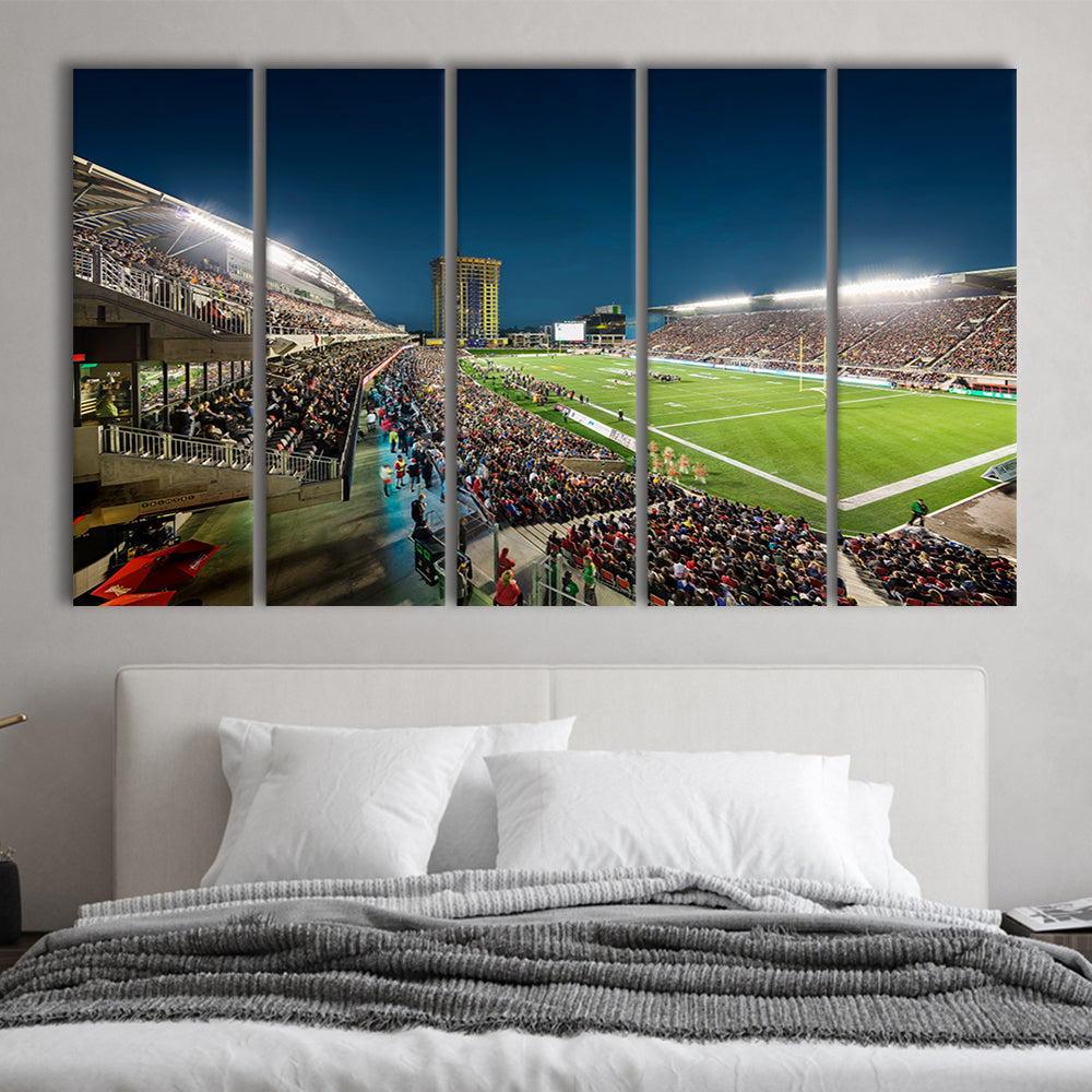 Stadium Td, Stadium Canvas, Sport Art, 5 Panel B, Extra Large Canvas, Canvas Print Wall Art