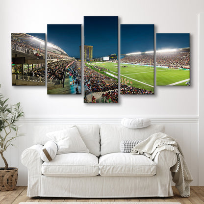 Stadium Td, Stadium Canvas, Sport Art, Gift for him, 5 Panel, Large Canvas, Canvas Print Wall Art
