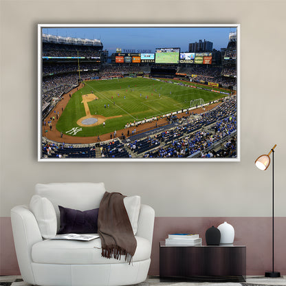 Stadium Yankee, Stadium Canvas, Sport Art, Framed Canvas Print Wall Art, Floating Frame