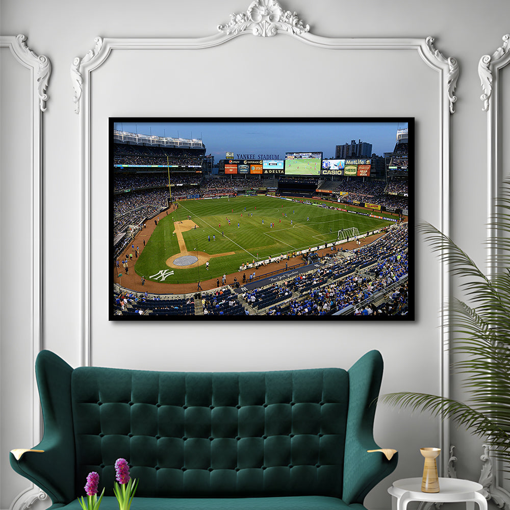 Stadium Yankee, Stadium Canvas, Sport Art, Gift for him, Framed Art Print Wall Decor, Picture Framed