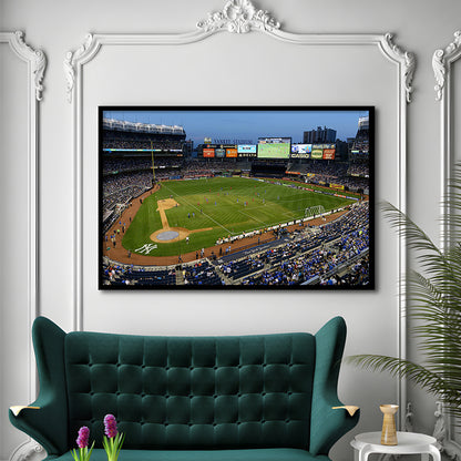 Stadium Yankee, Stadium Canvas, Sport Art, Gift for him, Framed Art Print Wall Decor, Picture Framed