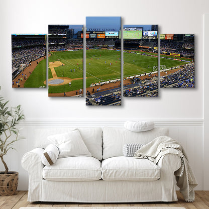 Stadium Yankee, Stadium Canvas, Sport Art, Gift for him, 5 Panel, Large Canvas, Canvas Print Wall Art