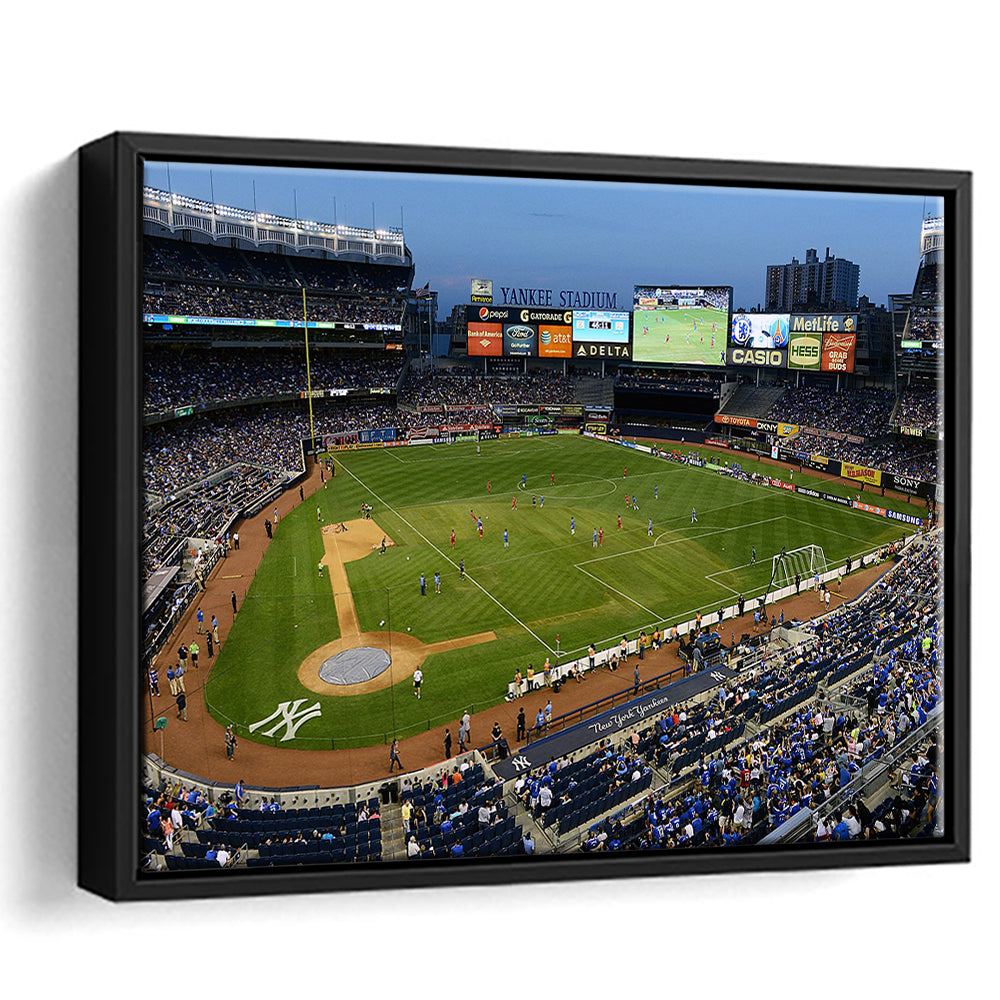Stadium Yankee, Stadium Canvas, Sport Art, Framed Canvas Print Wall Art, Floating Frame