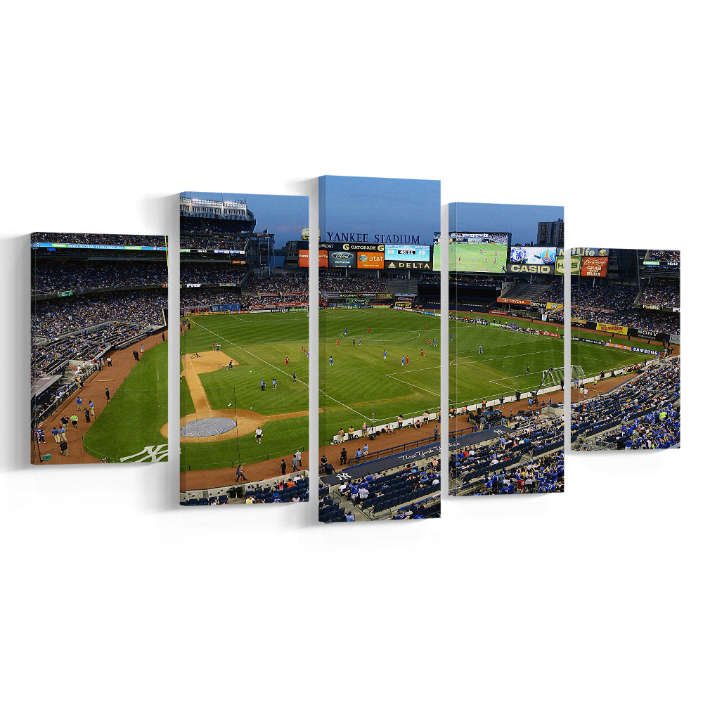 Stadium Yankee, Stadium Canvas, Sport Art, Gift for him, 5 Panel, Large Canvas, Canvas Print Wall Art