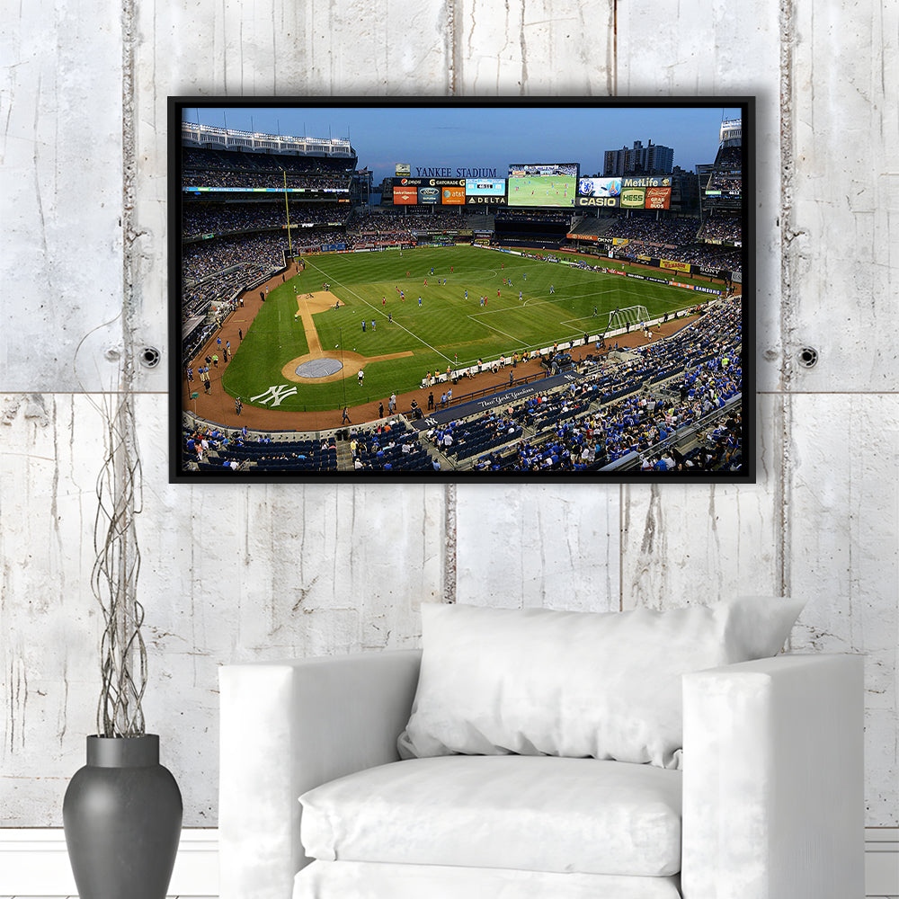 Stadium Yankee, Stadium Canvas, Sport Art, Framed Canvas Print Wall Art, Floating Frame