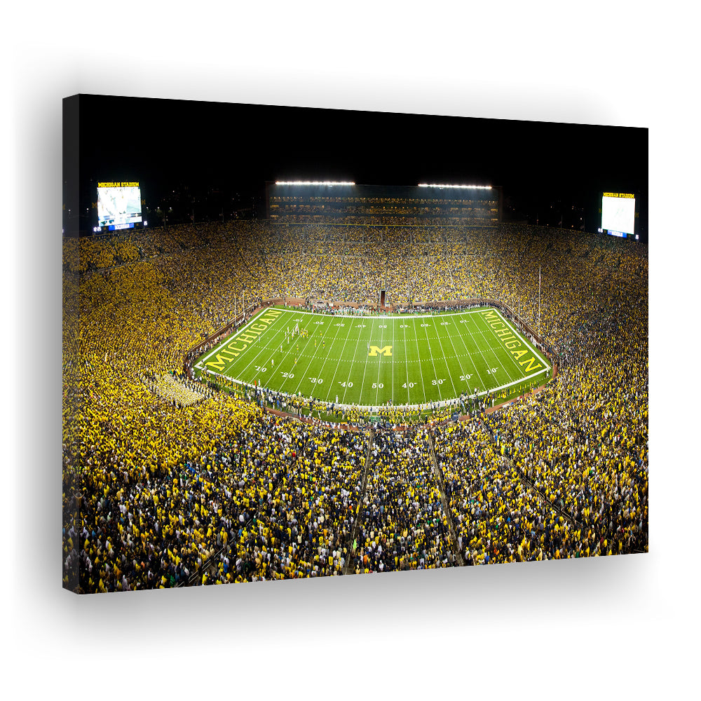 Stadium in Michigan, Stadium Canvas, Sport Art, Gift for him, Man Cave Decor, Art Print, Canvas Print Wall Art