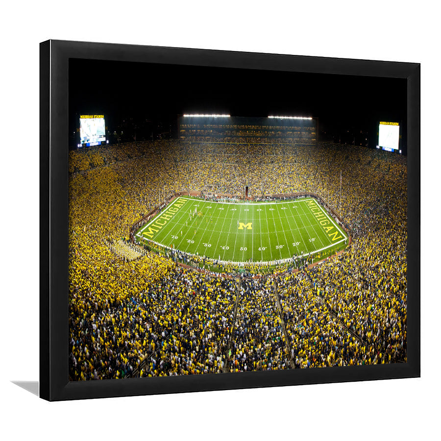 Stadium in Michigan, Stadium Canvas, Sport Art, Gift for him, Framed Art Print Wall Decor, Picture Framed