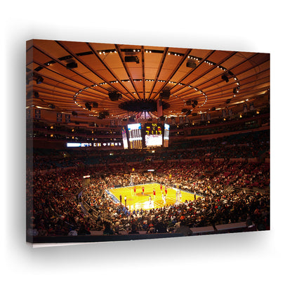 Stadium in New York Madison Garden, Stadium Canvas, Sport Art, Gift for him, Man Cave Decor, Art Print, Canvas Print Wall Art