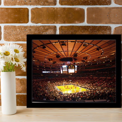 Stadium in New York Madison Garden, Stadium Canvas, Sport Art, Gift for him, Framed Art Print Wall Decor, Picture Framed