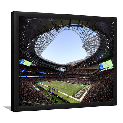 Stadium in Tottenham, Stadium Canvas, Sport Art, Gift for him, Framed Art Print Wall Decor, Picture Framed