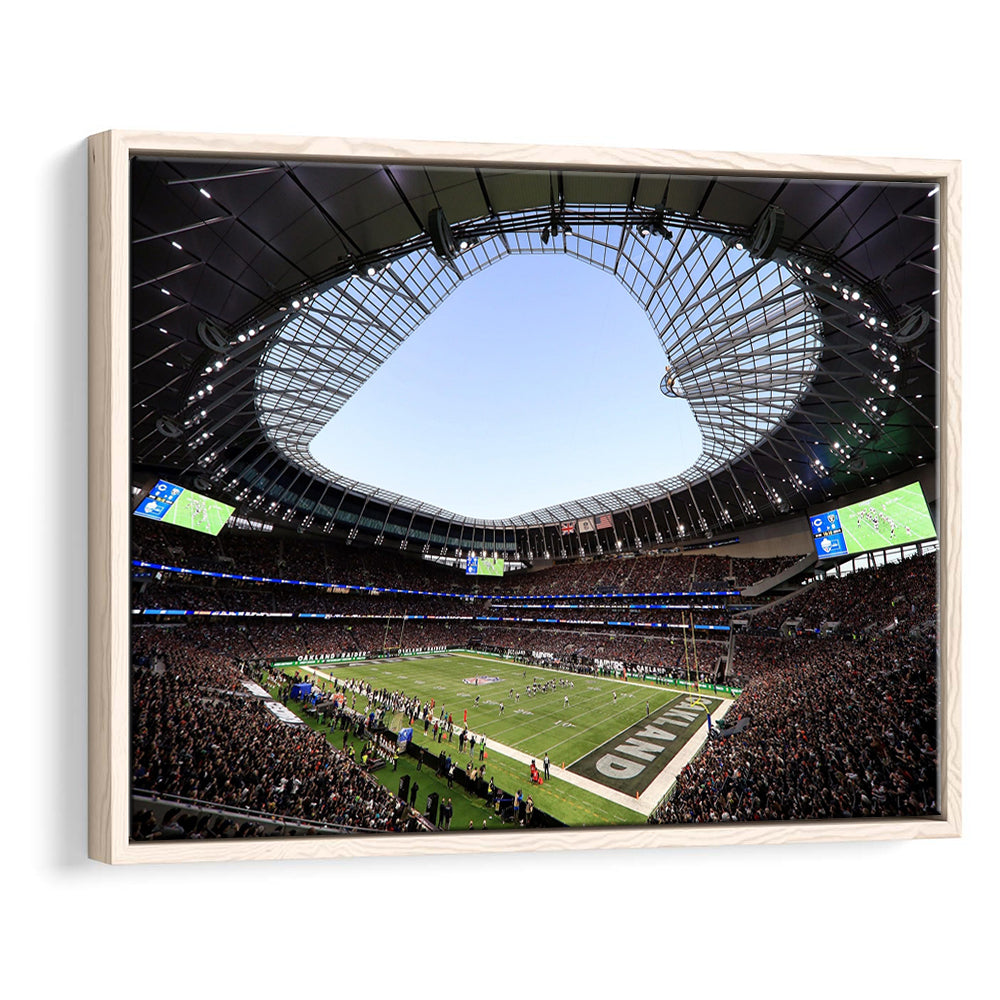 Stadium in Tottenham, Stadium Canvas, Sport Art, Framed Canvas Print Wall Art, Floating Frame