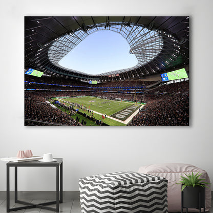 Stadium in Tottenham, Stadium Canvas, Sport Art, Gift for him, Man Cave Decor, Art Print, Canvas Print Wall Art