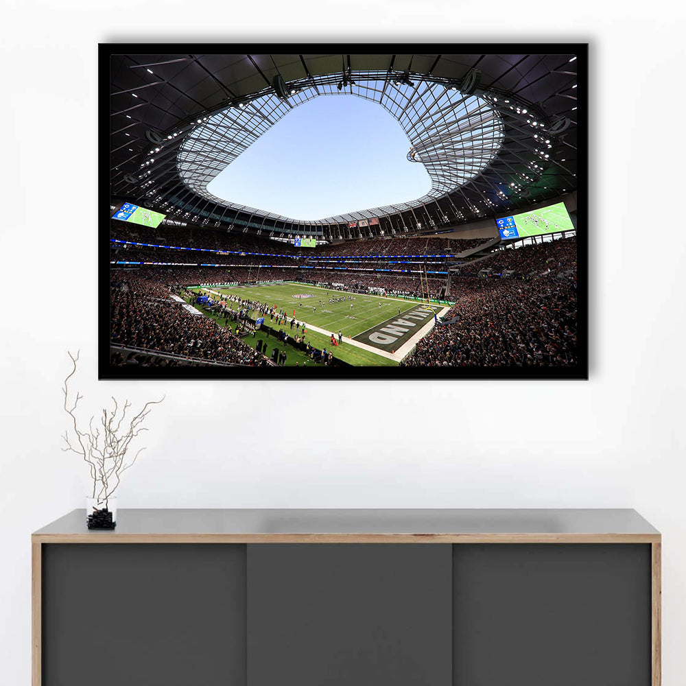 Stadium in Tottenham, Stadium Canvas, Sport Art, Gift for him, Framed Art Print Wall Decor, Picture Framed
