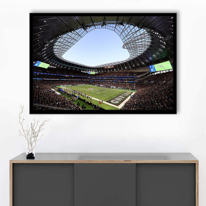 Stadium in Tottenham, Stadium Canvas, Sport Art, Gift for him, Framed Art Print Wall Decor, Picture Framed