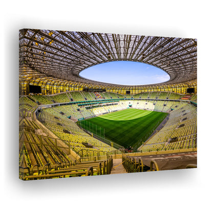 Stadoin Energa, Stadium Canvas, Sport Art, Gift for him, Man Cave Decor, Art Print, Canvas Print Wall Art