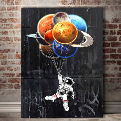 Stars The Limit, Neon Sign Effect, Canvas Print, Luxury Wall Art Decor, Modern Art