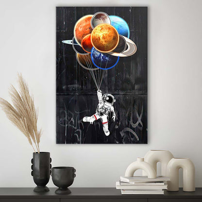 Stars The Limit, Neon Sign Effect, Canvas Print, Luxury Wall Art Decor, Modern Art
