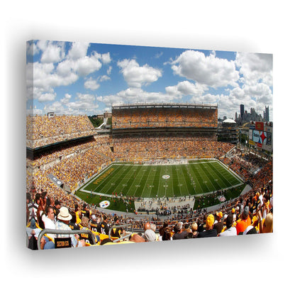 Steelers Heinz Field, Stadium Canvas, Sport Art, Gift for him, Man Cave Decor, Art Print, Canvas Print Wall Art
