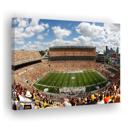 Steelers Heinz Field, Stadium Canvas, Sport Art, Gift for him, Man Cave Decor, Art Print, Canvas Print Wall Art