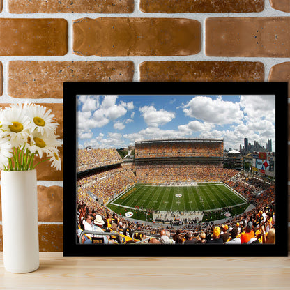 Steelers Heinz Field, Stadium Canvas, Sport Art, Gift for him, Framed Art Print Wall Decor, Picture Framed