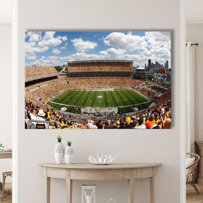 Steelers Heinz Field, Stadium Canvas, Sport Art, Gift for him, Man Cave Decor, Art Print, Canvas Print Wall Art