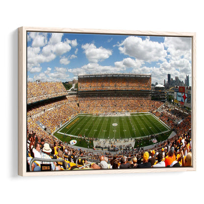Steelers Heinz Field, Stadium Canvas, Sport Art, Framed Canvas Print Wall Art, Floating Frame