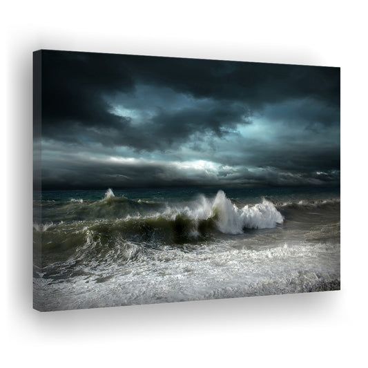 Storm Art Storm Canvas Storm Decor, Storm Home Decor, Storm Photo Storm, Photo Ocean Waves, Cavas Print Wall Art Hom Decor