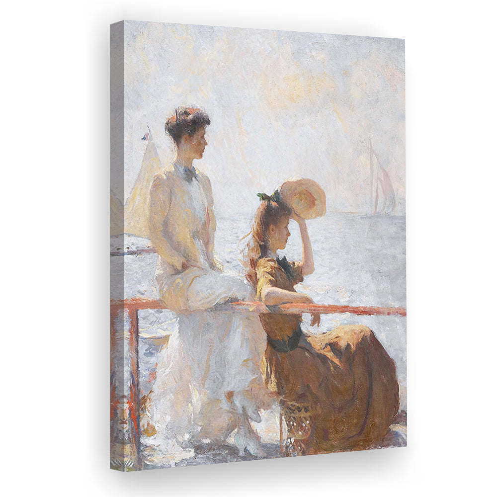 Summer Day Vintage Art Print Antique Art, Canvas Print Wall Art, Wall Decor, Painting Canvas