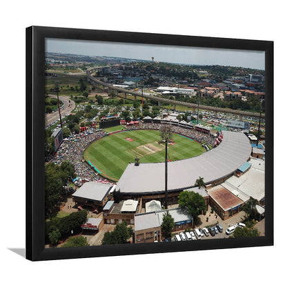 SuperSport Park, Stadium Canvas, Sport Art, Gift for him, Framed Art Print Wall Decor, Picture Framed