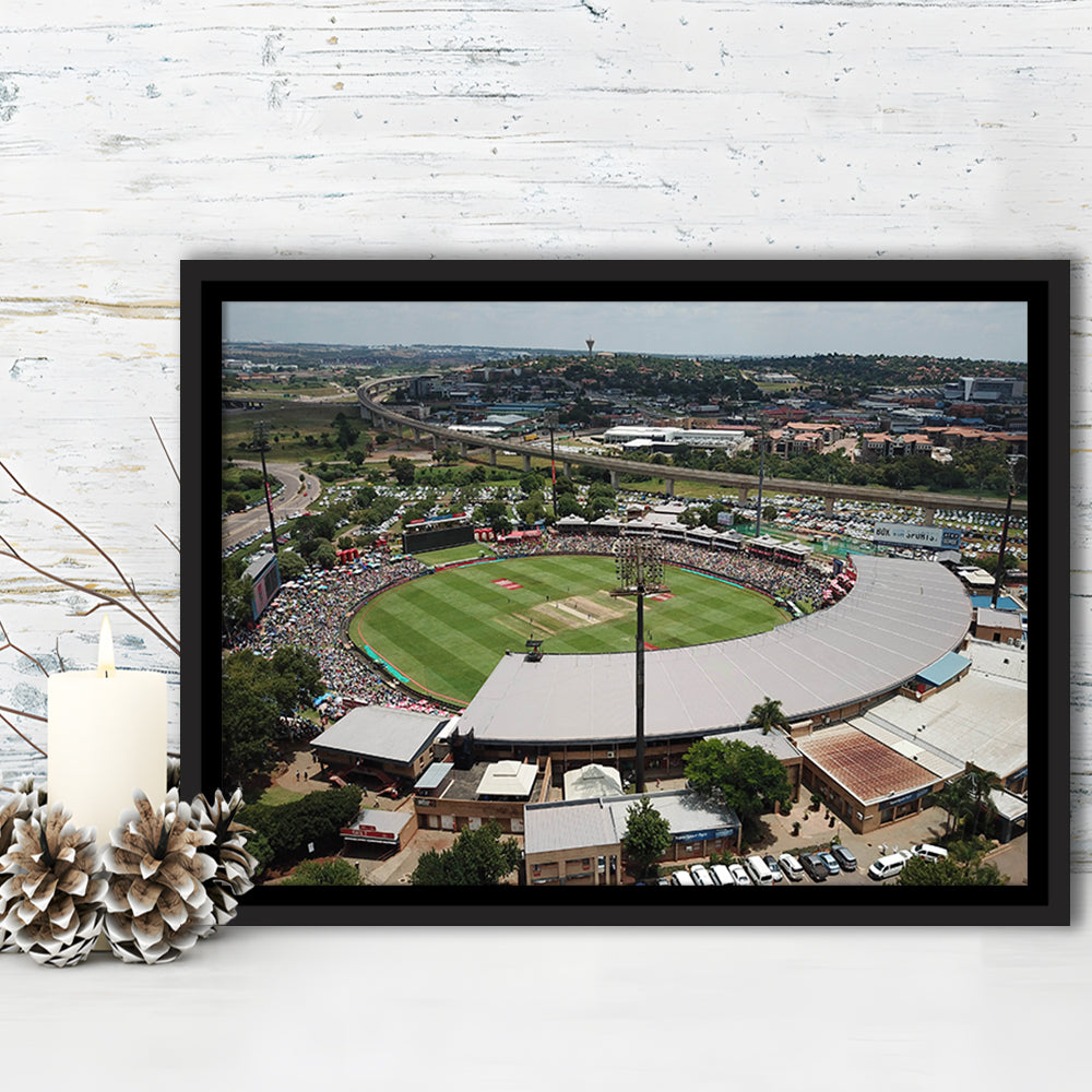 SuperSport Park, Stadium Canvas, Sport Art, Framed Canvas Print Wall Art, Floating Frame