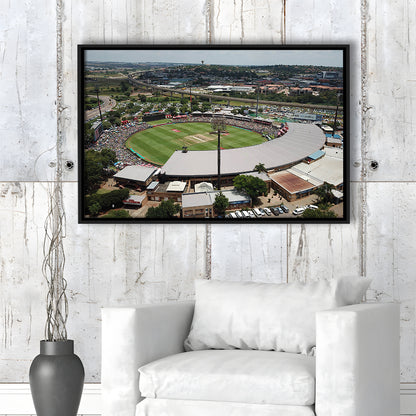 SuperSport Park, Stadium Canvas, Sport Art, Framed Canvas Print Wall Art, Floating Frame