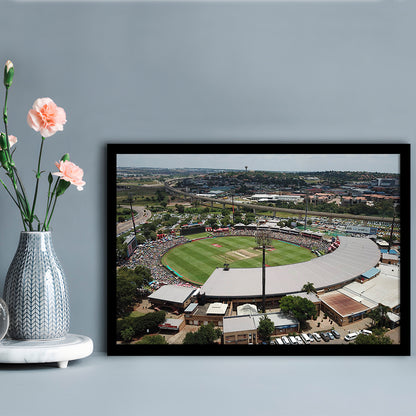 SuperSport Park, Stadium Canvas, Sport Art, Gift for him, Framed Art Print Wall Decor, Picture Framed