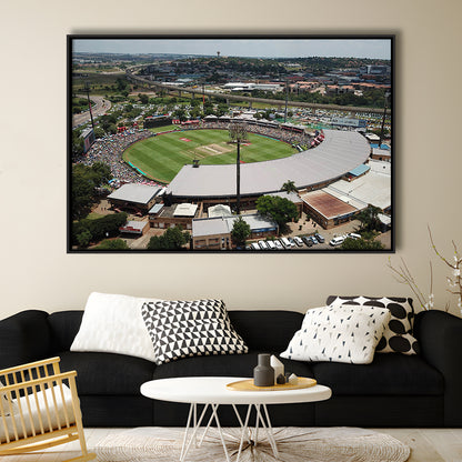 SuperSport Park, Stadium Canvas, Sport Art, Framed Canvas Print Wall Art, Floating Frame