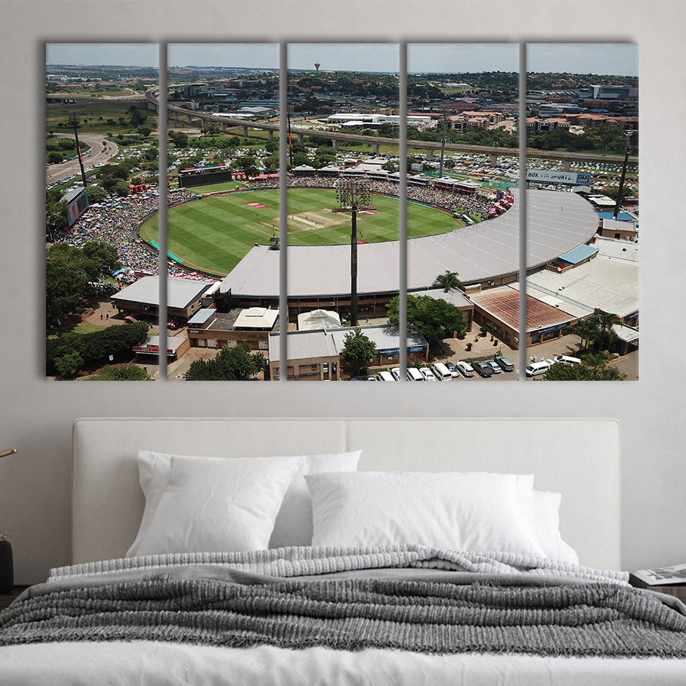 SuperSport Park, Stadium Canvas, Sport Art, 5 Panel B, Extra Large Canvas, Canvas Print Wall Art