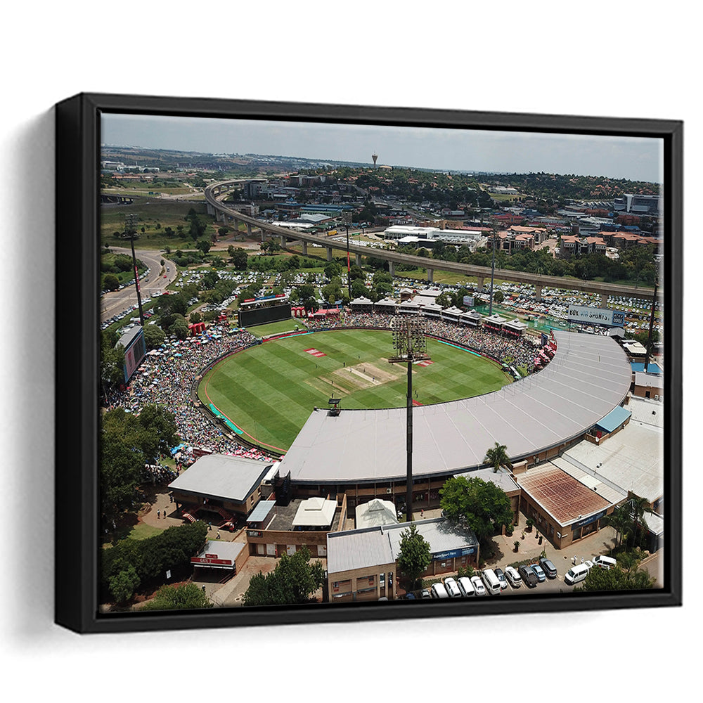 SuperSport Park, Stadium Canvas, Sport Art, Framed Canvas Print Wall Art, Floating Frame