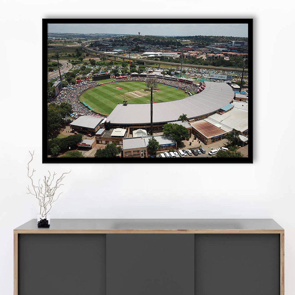 SuperSport Park, Stadium Canvas, Sport Art, Gift for him, Framed Art Print Wall Decor, Picture Framed